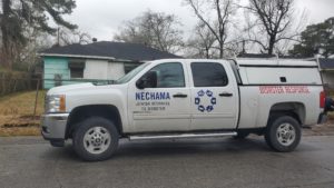 NECHAMA truck in Texas